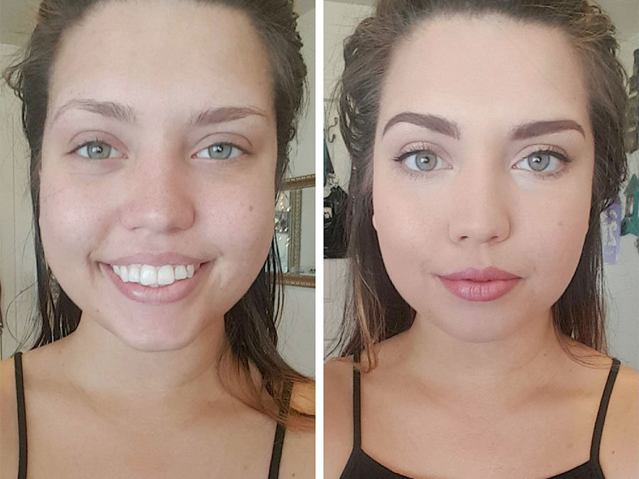 Makeup Vs No Makeup