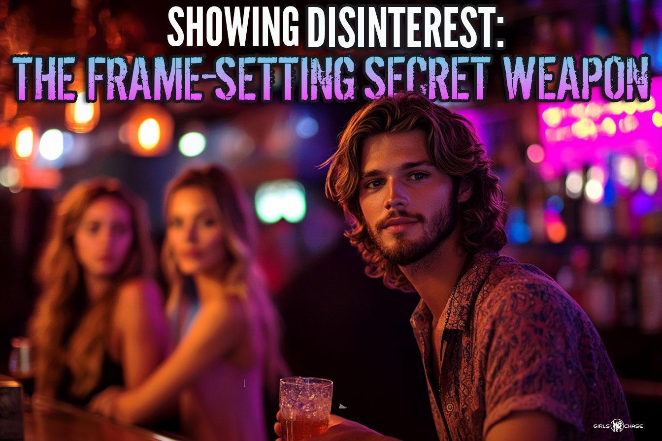 showing disinterest in girls: the frame-setting secret weapon