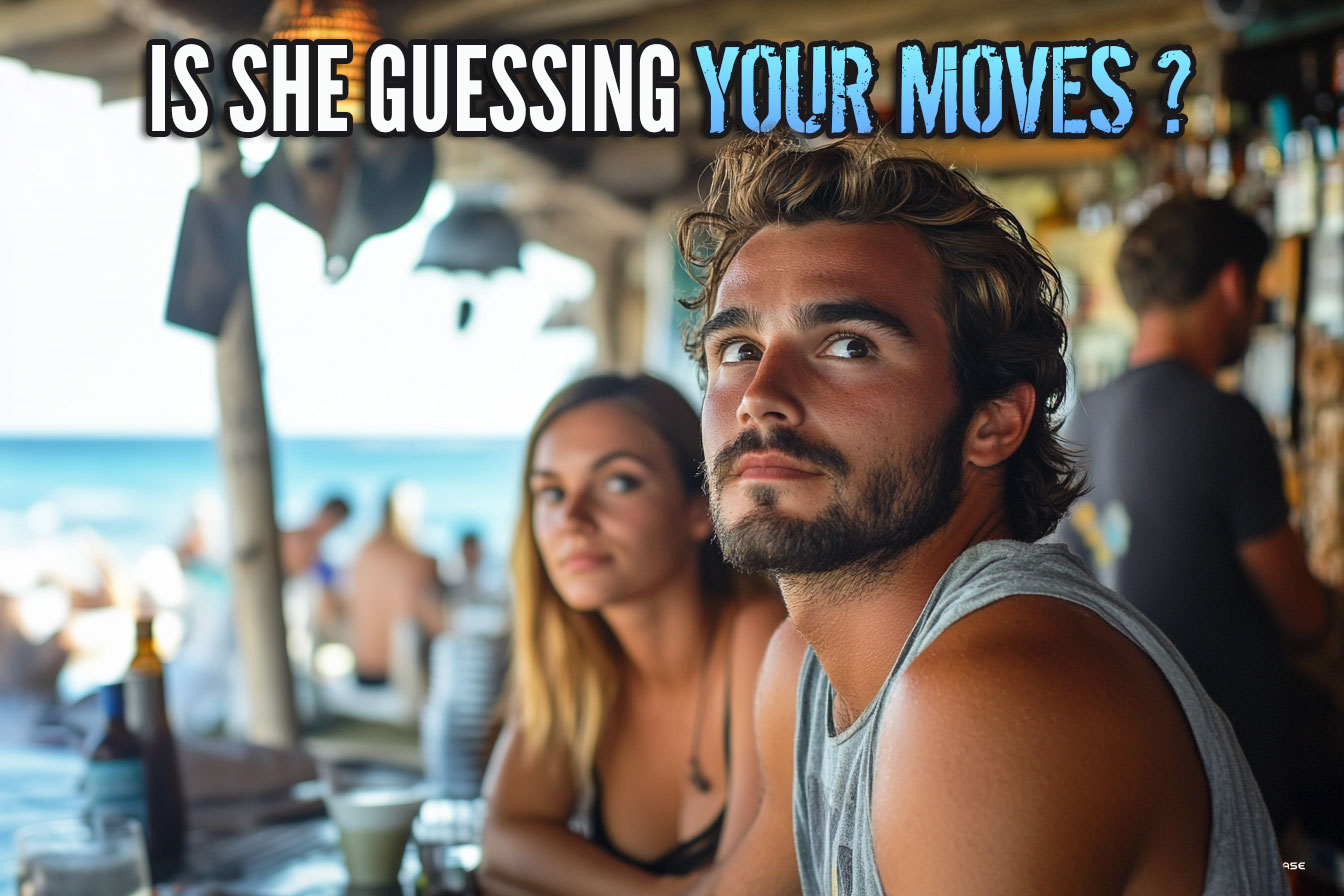 is she guessing your moves?