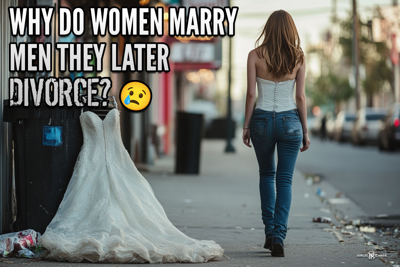 why do women marry men they later divorce?